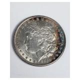 1890 Morgan silver dollar coin