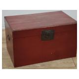 Vintage Asian wood chest