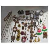 Group of costume jewelry