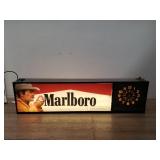 Vintage Marlboro illuminated advertising sign