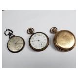 3 vintage pocket watches ï¿½ Gruen, Waltham