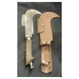Old Toledo stag handle gutting/skinning knife