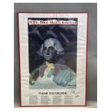 Signed "Peter Max Paints America" poster