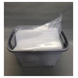 Tub lot of plastic zip lock bags
