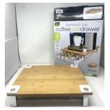 Smart Works bamboo top coffee pod drawer