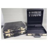 3 jewelry briefcases