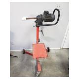 Brake rotor lathe motor