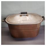 Vintage Valeco & Gucfa copper boiler wash tub
