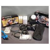 Box of misc. electronics and home goods