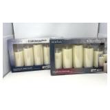 Group of 10 unopened LED remote controlled wax