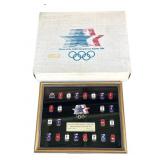 Framed 1984 Olympic collector