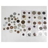 Antique and vintage foreign coins, world coins