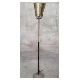 Mid-century Modern Lightolier brass floor lamp