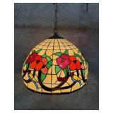 Tiffany style swag lamp