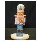 Cast iron drummer soldier doorstop