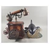 Pair of vintage telephones as is