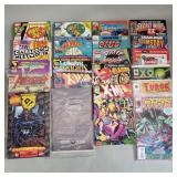 20 misc. DC and Marvel comic books