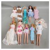 Vintage Barbie dolls