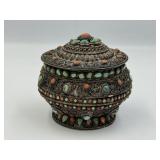 Antique Tibetan Gulpa ceremonial jar