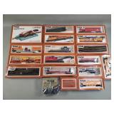 Collection of vintage Tyco trains and accessories