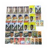 Large lot of reprint baseball cards
