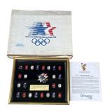 Framed 1984 Olympic collector