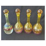 Lot of vintage Roscher & Co. glass decanters
