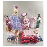 Collection of vintage dolls