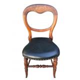Vintage French-style wood chair