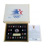 Framed 1984 Olympic collector