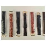 Seven new vintage reptile and embossed-