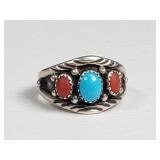 Vintage Sharon Cisco sterling silver, turquoise,