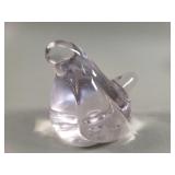 Vintage glass paperweight figurine