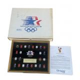 Framed 1984 Olympic collector