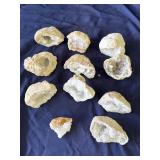 Lot of geode specimens