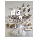 Group of salt and pepper shakers
