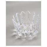 Vintage Orrefors Fleur crystal bowl