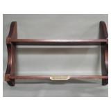 Vintage "1st class bar" wall shelf