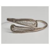Sterling silver filigree bracelet