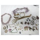 Group of costume jewelry