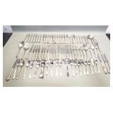 Group of mismatched flatware