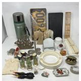 Box of miscellaneous  Stanley Aladdin Thermos
