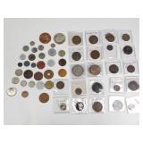 Antique and vintage foreign coins, world coins