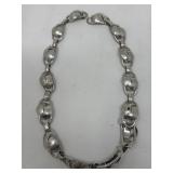 Sterling silver link necklace
