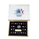 Framed 1984 Olympic collector
