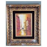 W. Edward signed oil on board