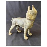 Vintage cast iron Boston Terrier doorstop