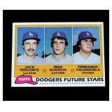 1981 Topps Fernando Valenzuela rookie card