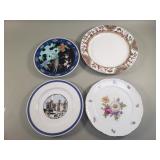 4 porcelain plates