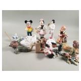Porcelain and ceramic figurines